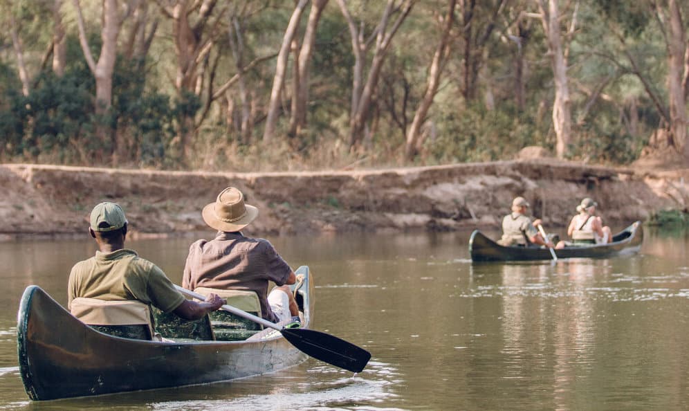 Canoeing in Lower Zambezi
