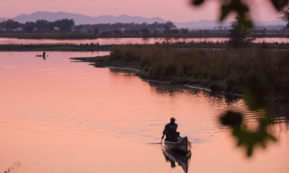 Canoeing in Lower Zambezi