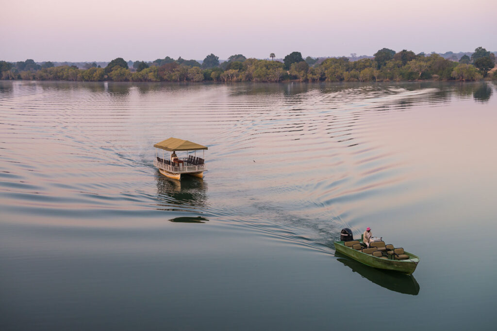 Boating at Mukambi
