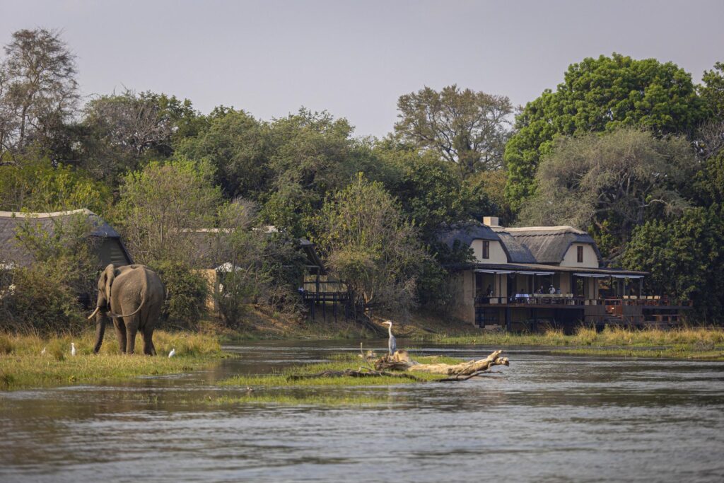 View of Royal Zambezi Lodge