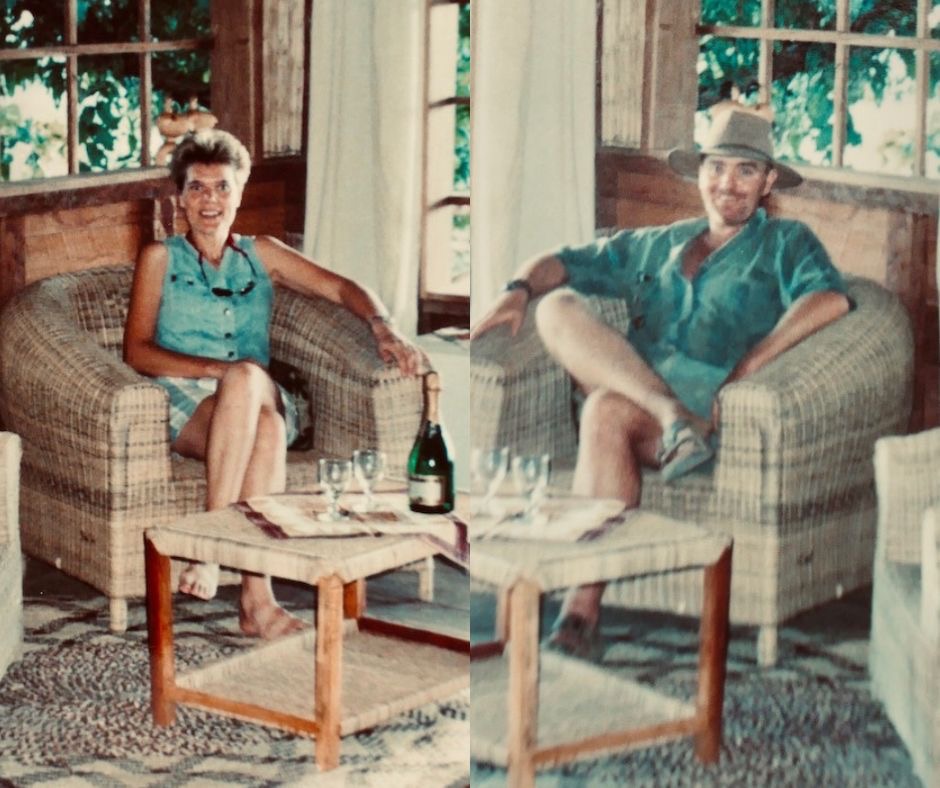 Kafunta Story: Anke and Ron in the first chalet