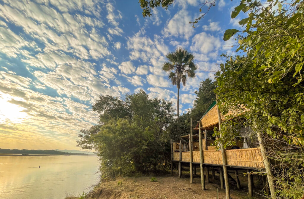 One of the chalets at Island Bush Camp